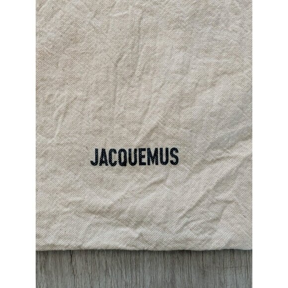Jacquemus Tan Canvas Crinkle Small Dust Bag 10.5" x 14" - Picture 2 of 4